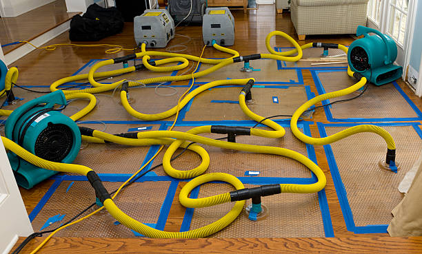 Professional Crawl Space Water Removal technician working in Oakboro, NC